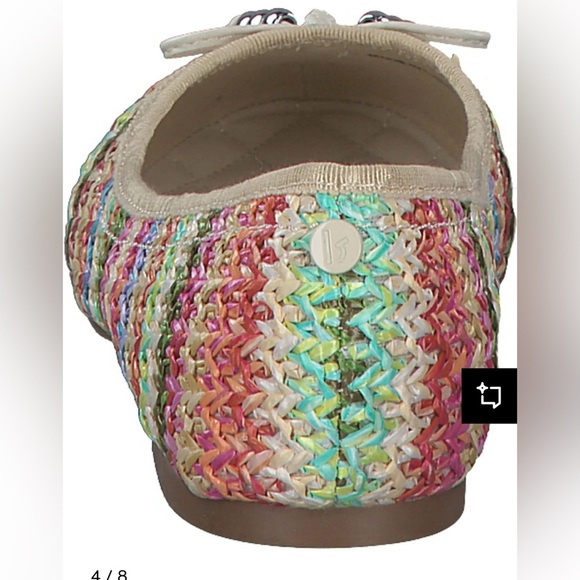 La Strada wool straw, ballet flats. Retro chic, trending, hippie ballerina, CUTE - Picture 6 of 10